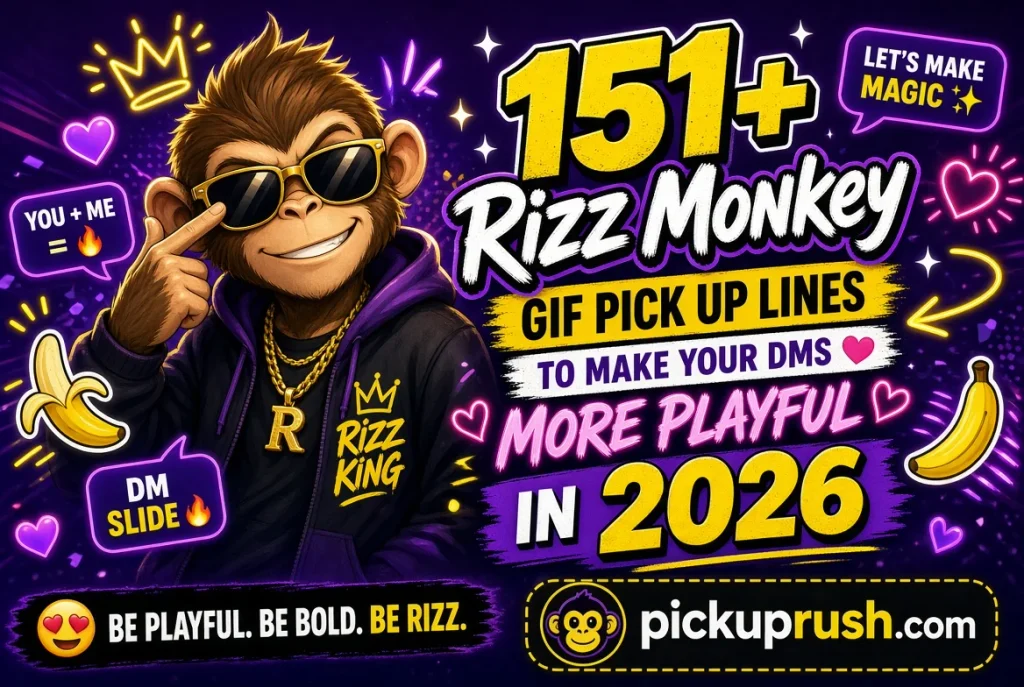 Rizz Monkey GIF Pick Up Lines