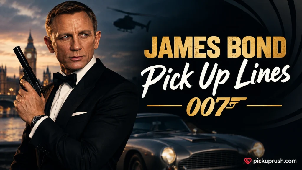 James Bond Pick Up Lines