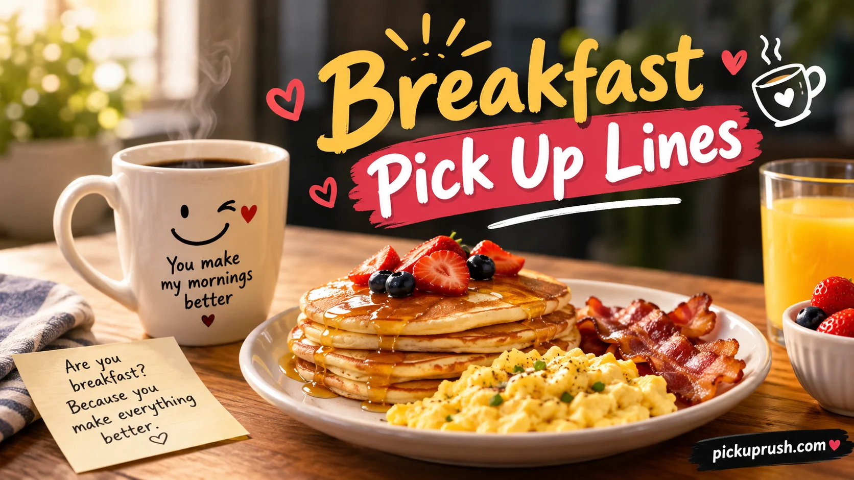 Breakfast Pick Up Lines
