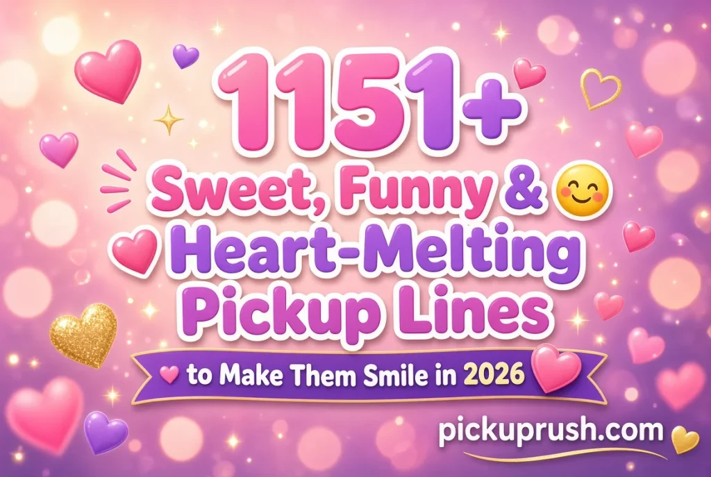 Sweet, Funny & Heart-Melting Pickup Lines