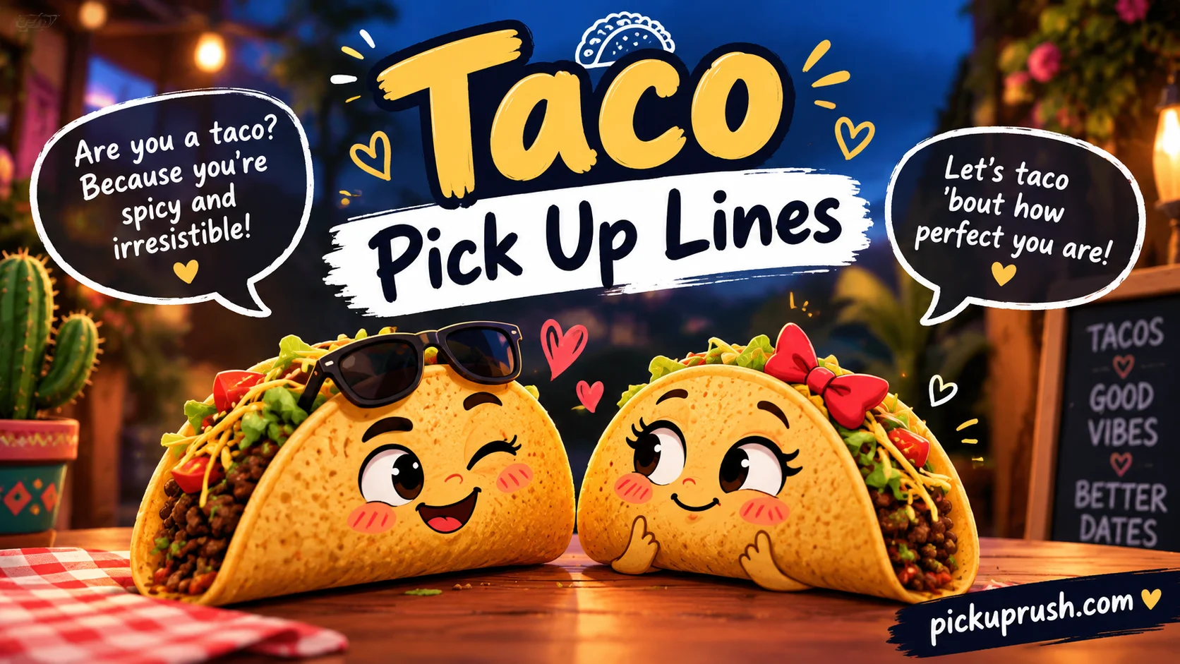 Taco Pick Up Lines