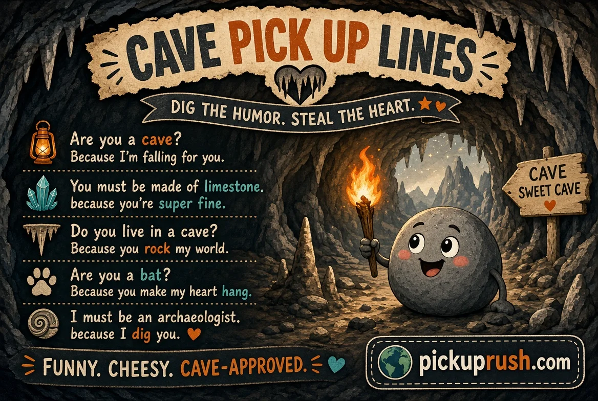 Cave Pick Up Lines