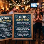 License Pick-Up Lines